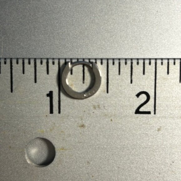 Sterling Silver Huggie Earrings - Picture 3 of 3